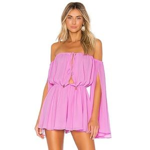 Revolve Michael Costello Lilac Mishka Romper - M